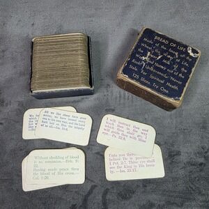 vintage "Bread of Life" religious card set